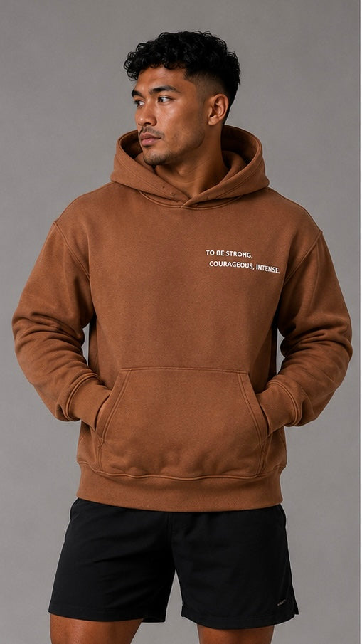 Limited Addition Mana Hoodie Brown No Draw String
