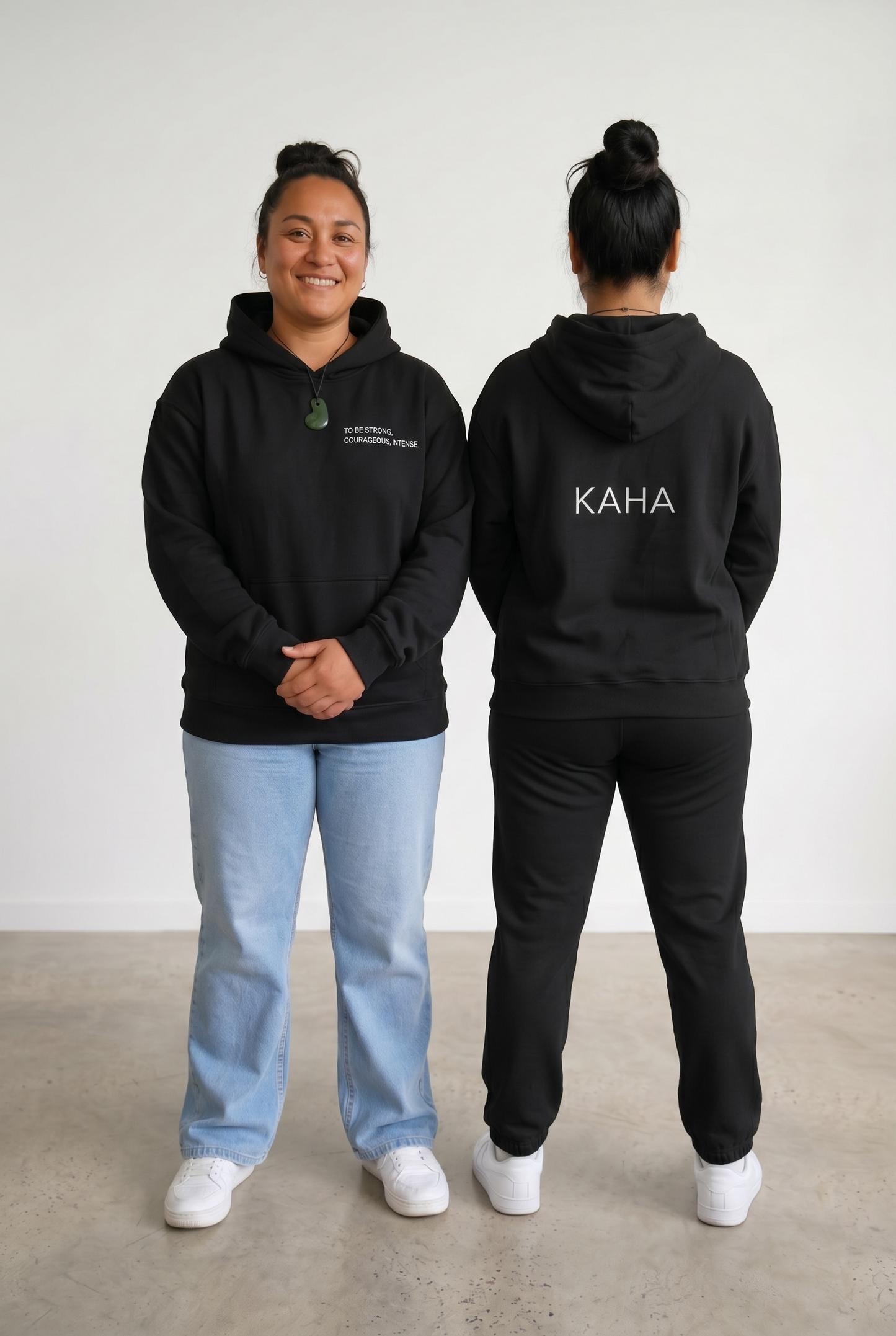 Mana Wahine Hoodie - Black