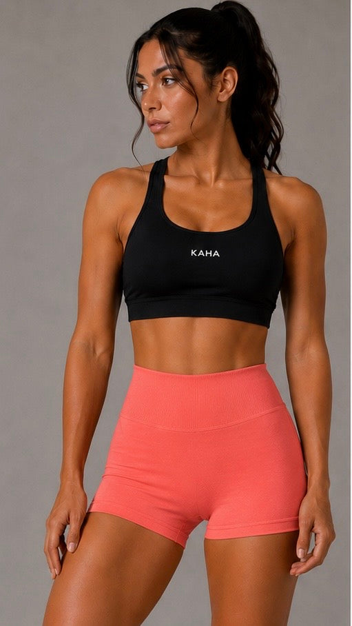 Sculpt Shorts - Coral Red