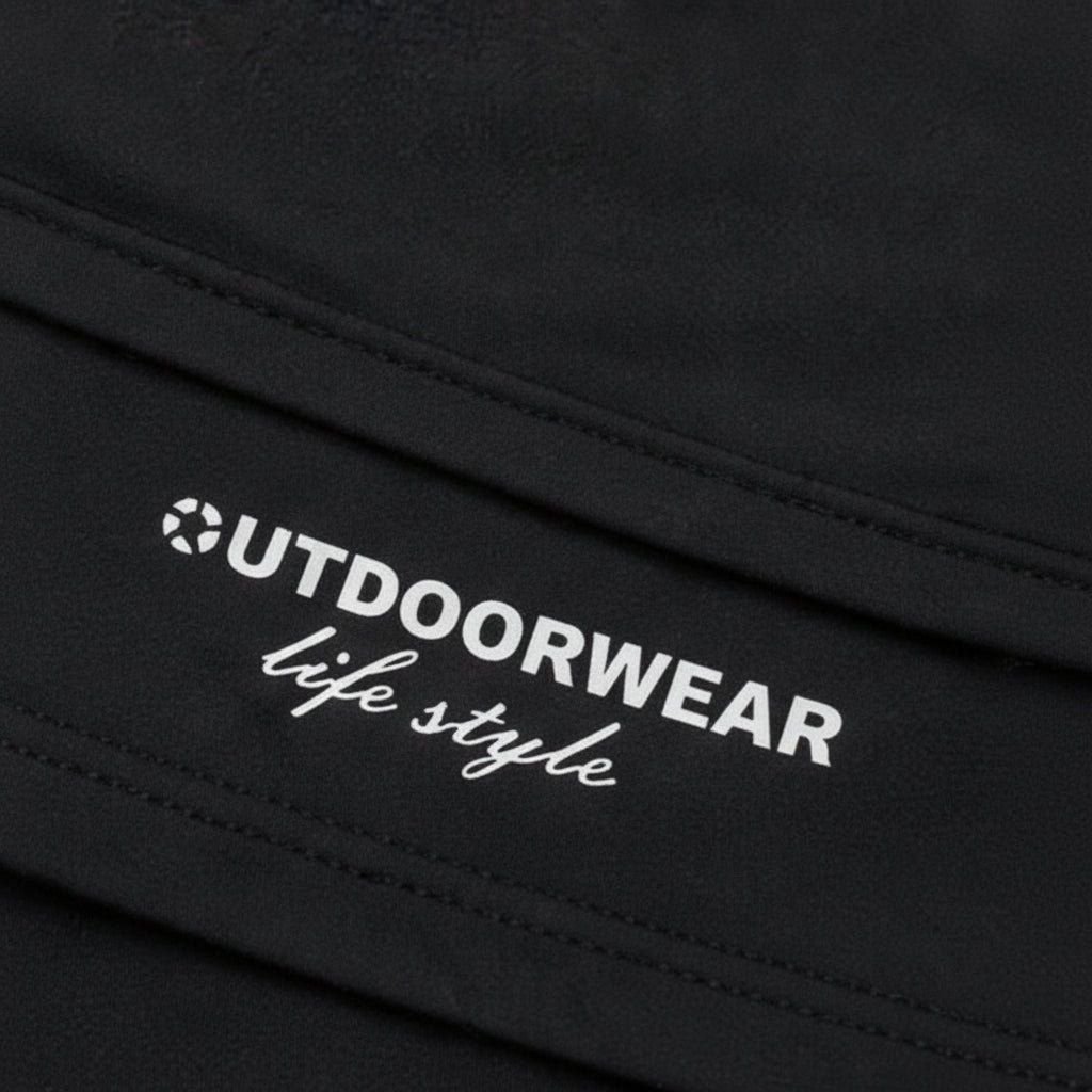 Mens Training Shorts- Black & Black