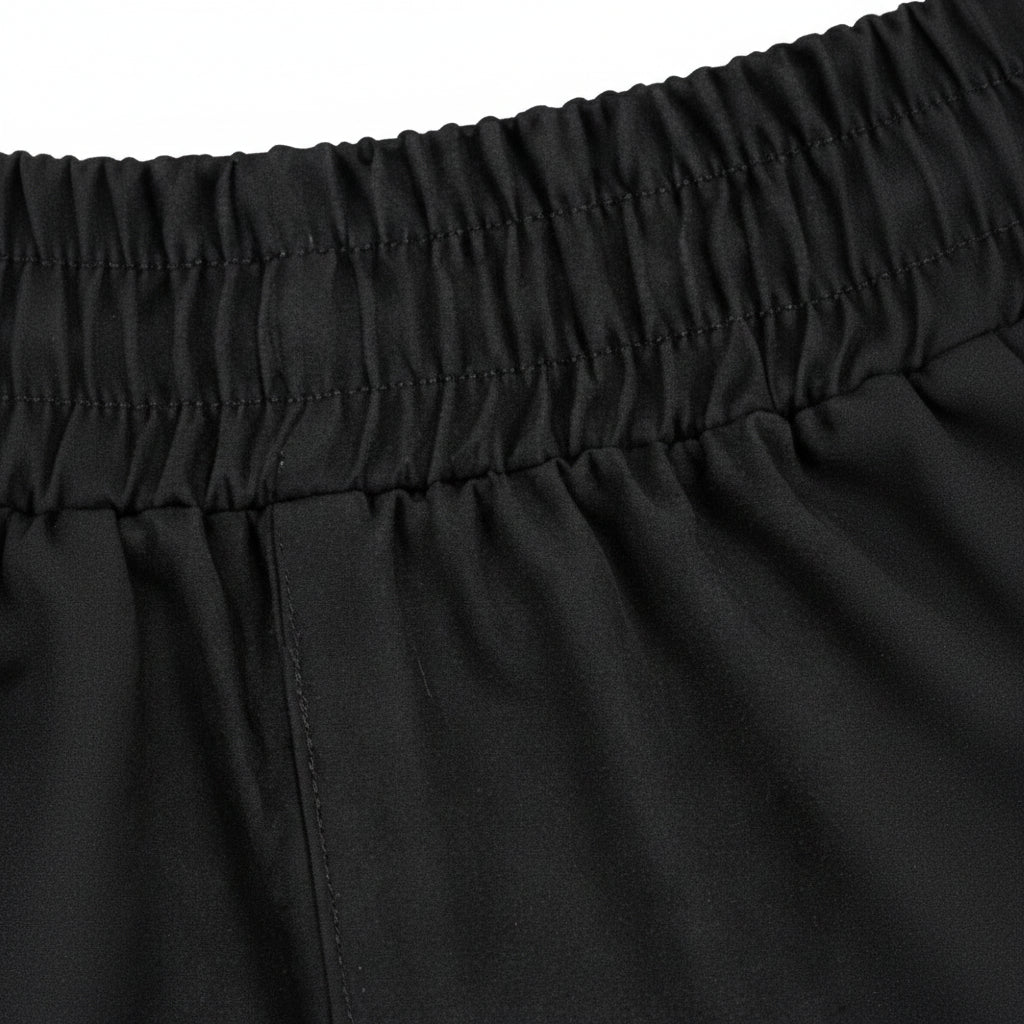 Mens Training Shorts- Black & Black