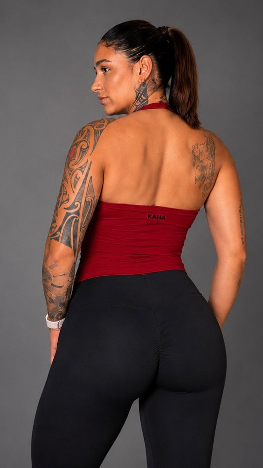 Active Tank - Burgundy Red