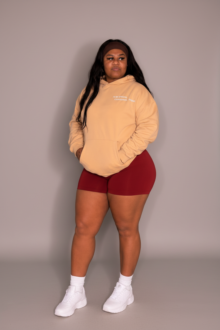 Sculpt Shorts- Burgundy Red