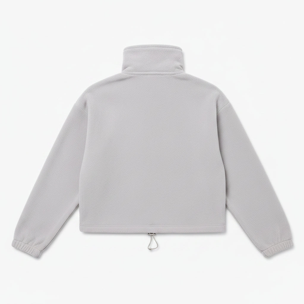 Woolly Grey Quarter Zip Jo