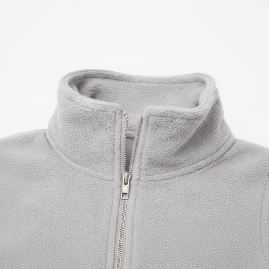 Woolly Grey Quarter Zip Jo