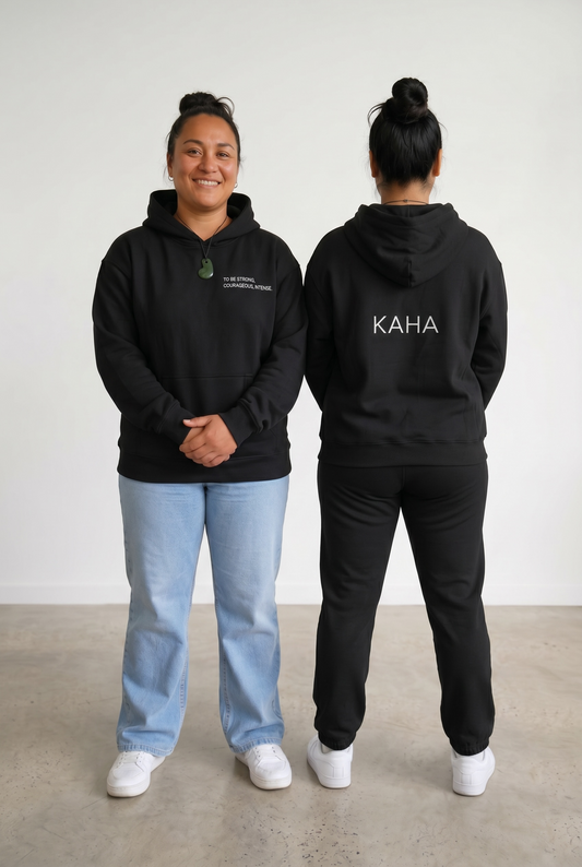Mana Wahine Hoodie - Black