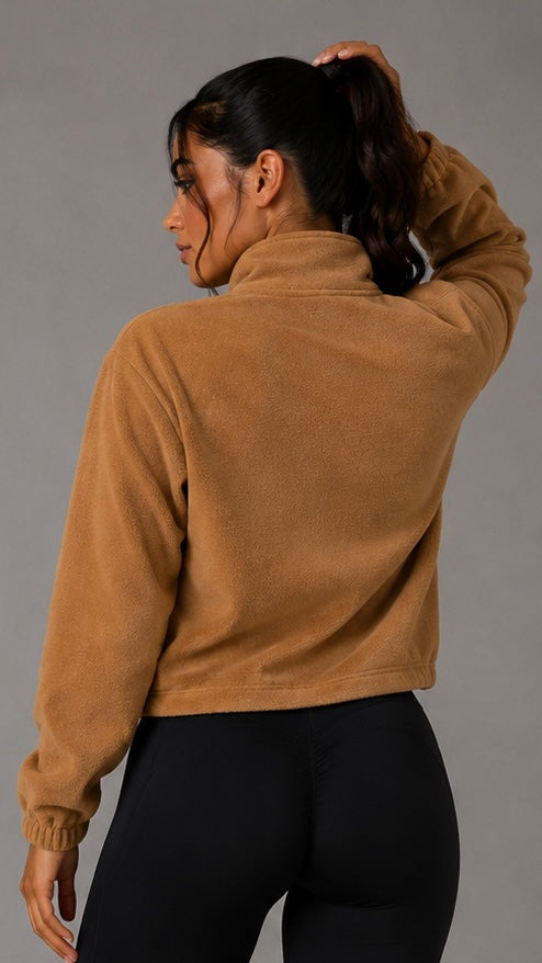 Woolly Coco Quarter Zip Jo
