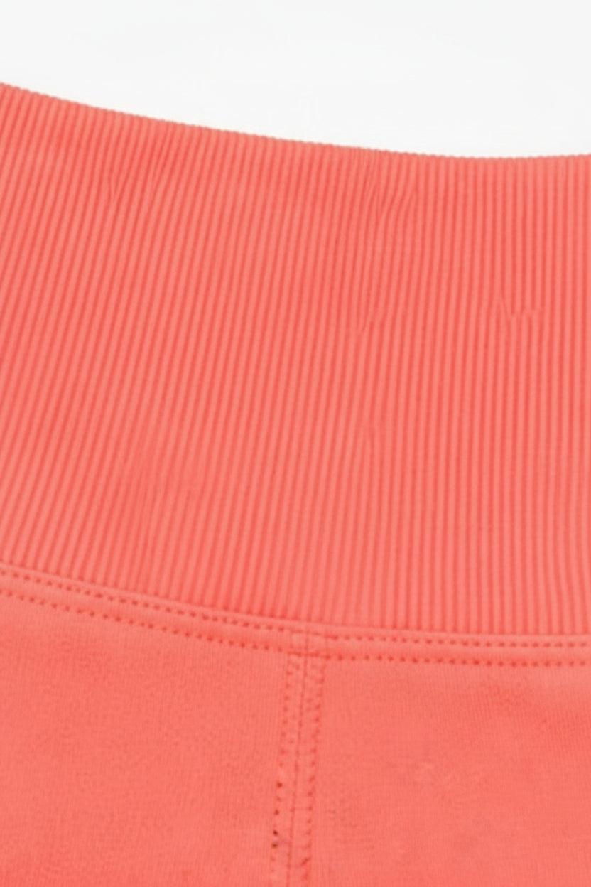 Sculpt Shorts - Coral Red