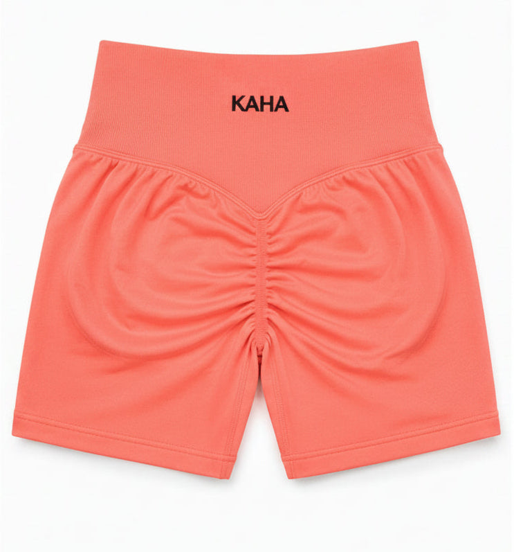 Sculpt Shorts - Coral Red