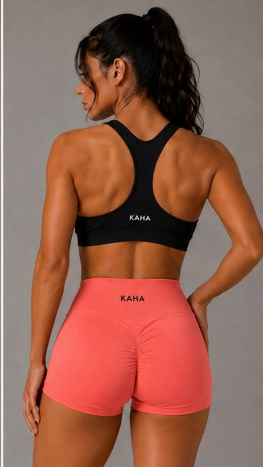 Sculpt Shorts - Coral Red