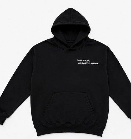 Mana Black Hoodie - No draw String