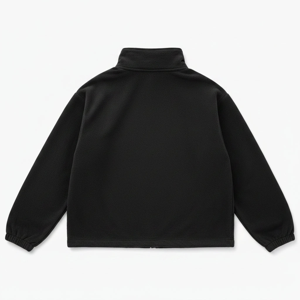Woolly Black Quarter Zip Jo