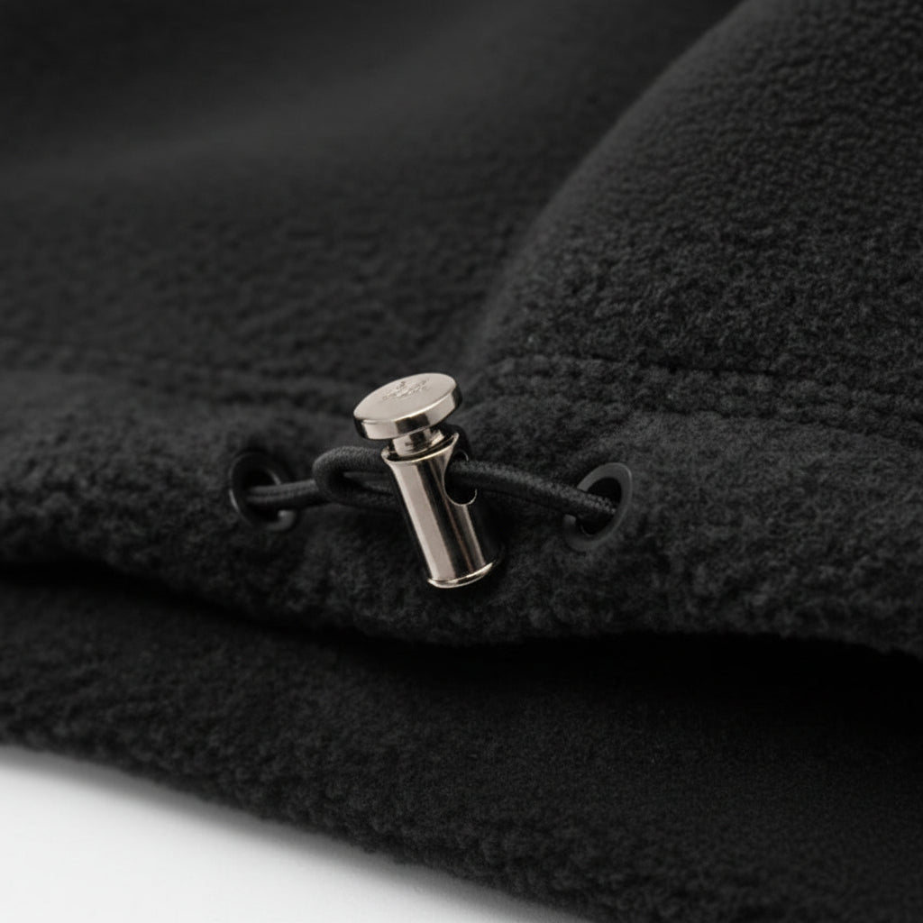 Woolly Black Quarter Zip Jo