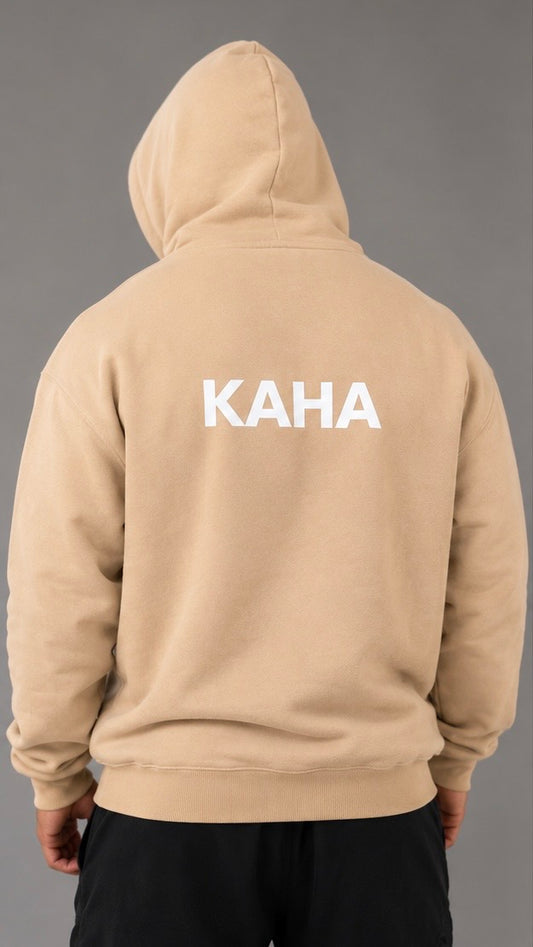Mana Cream Hoodie No Draw String