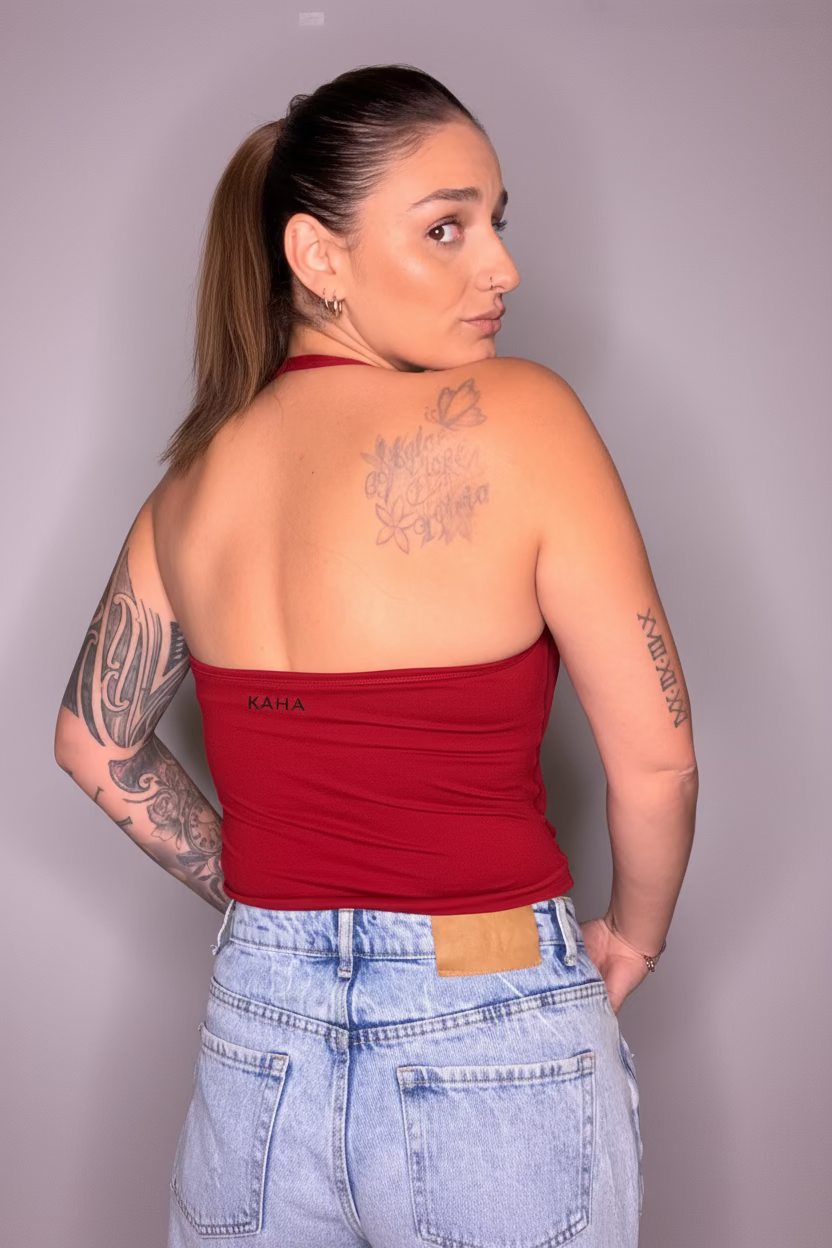 Active Tank - Burgundy Red