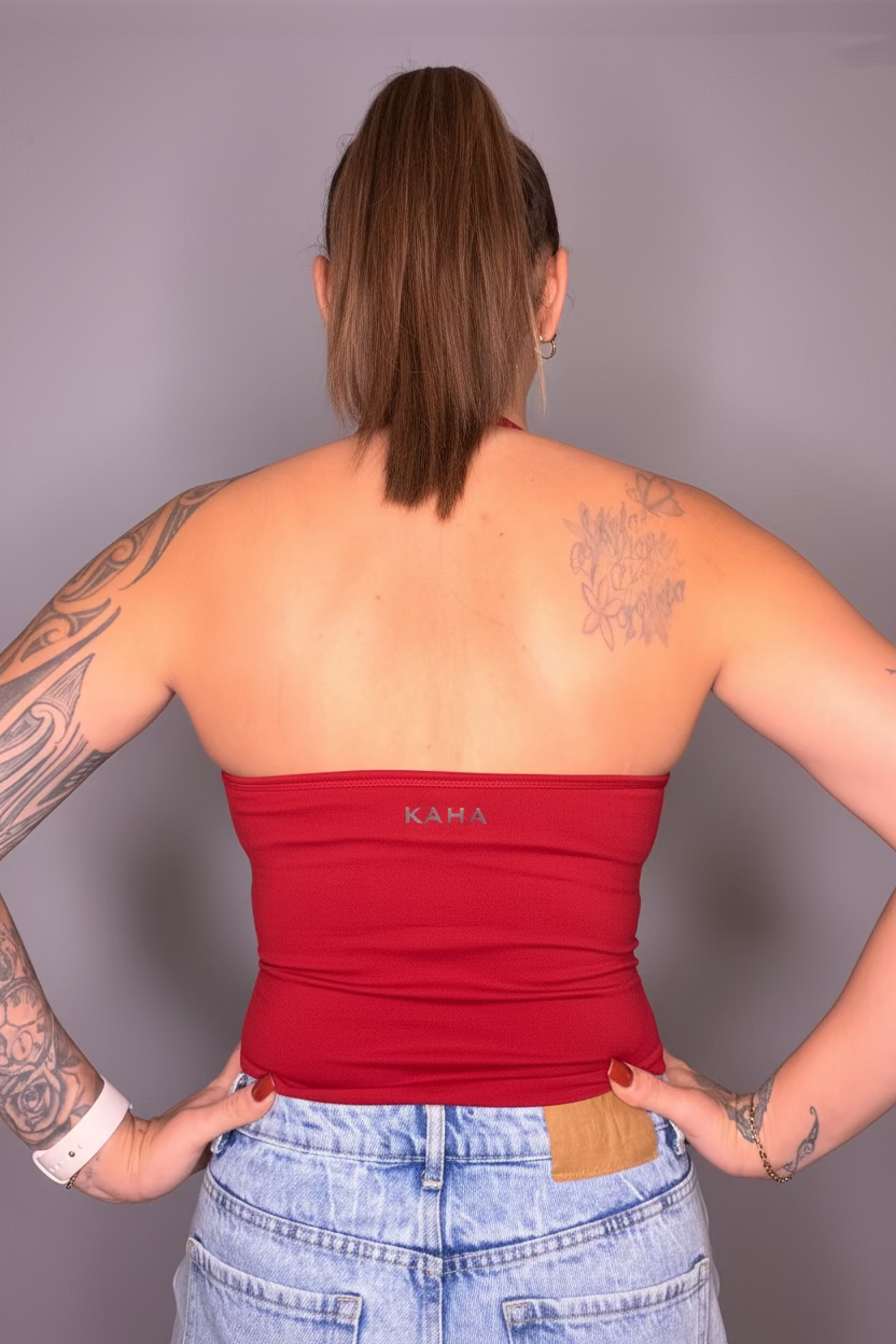 Active Tank - Burgundy Red