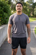 Mens Training Shorts- Black & Black