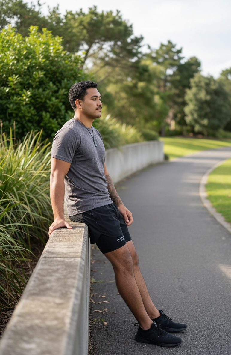 Mens Training Shorts- Black & Black