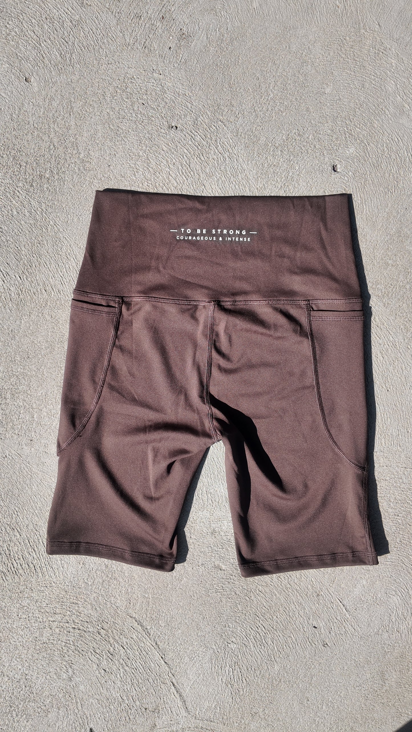 Coffee Shorts With Pockets