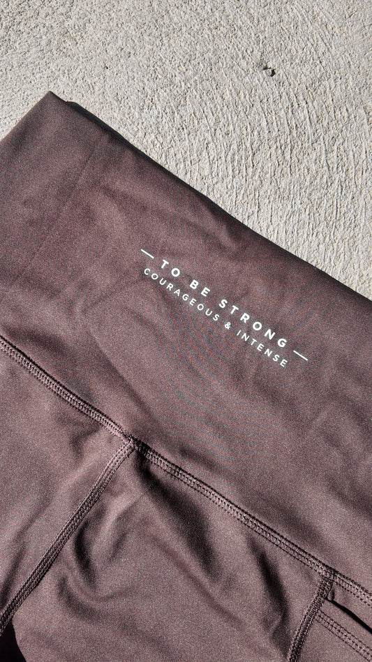 Coffee Shorts With Pockets